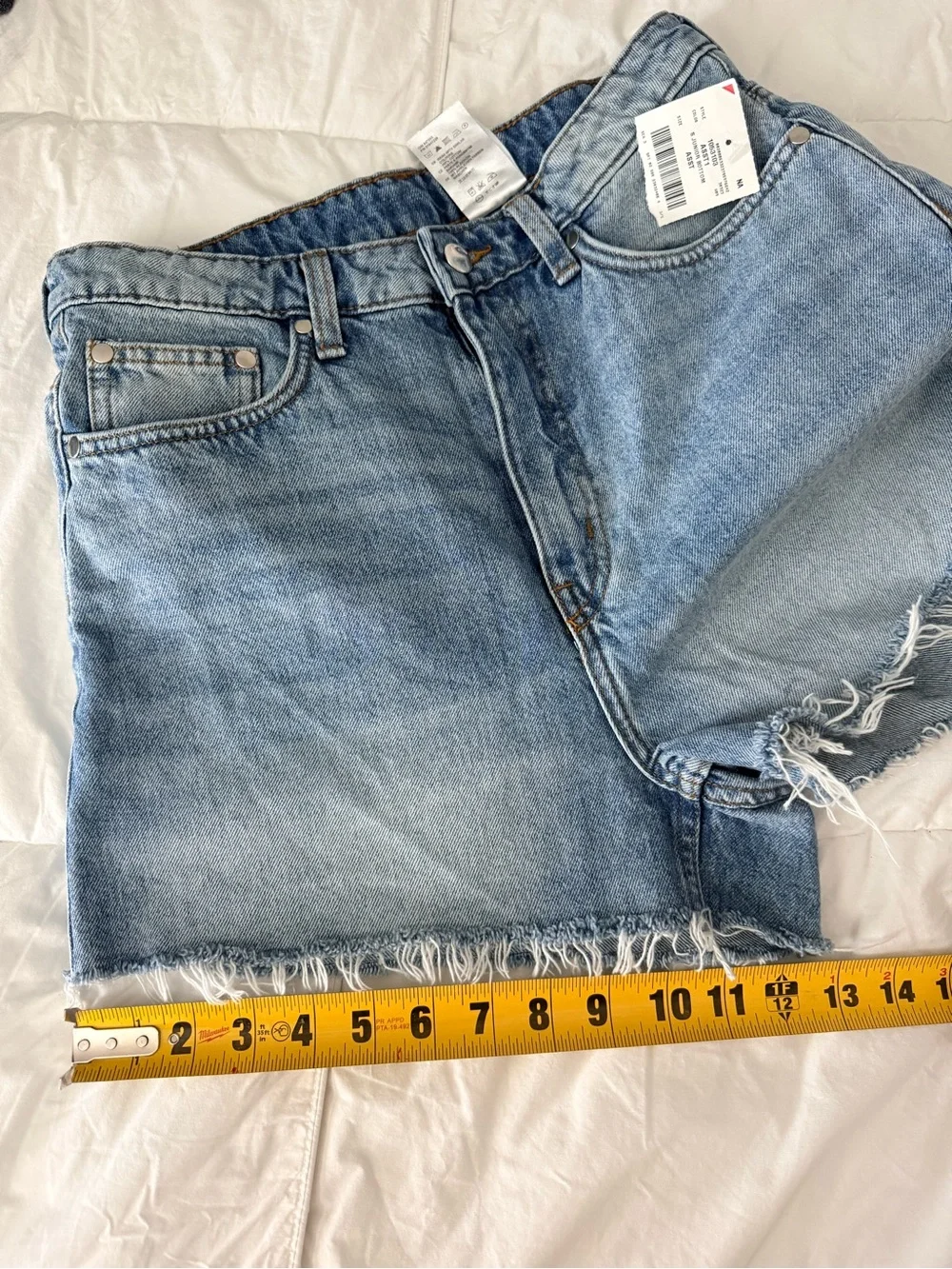 Women's Light Blue Denim Cutoff Shorts